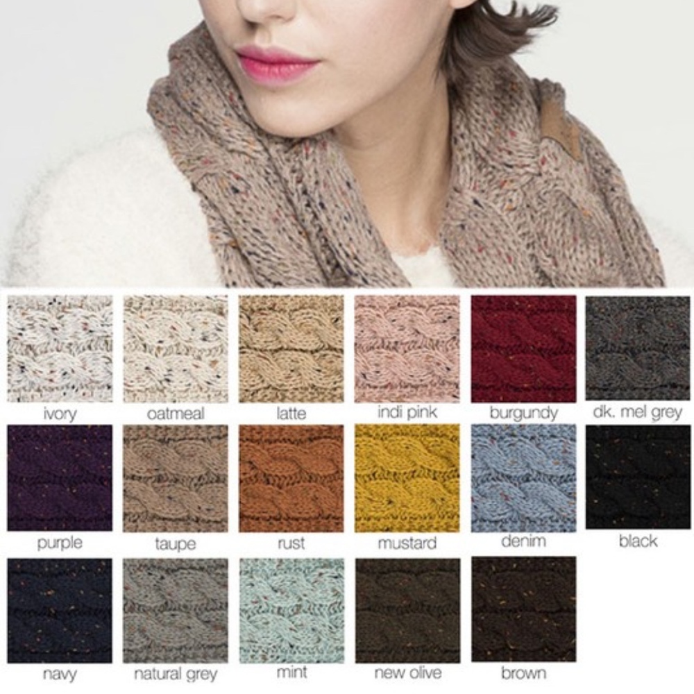 2 pack - AUTUMN knit sherpa lined Headband - Picture 6 of 8